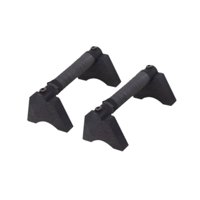 Magideal - 2 Piezas De Asas Para Flexiones Hechas De, Soporte Para Flexiones, Estable Para Adultos, Barra Paralela Portátil, Asas Para Flexiones Para Ejercicios Negro L