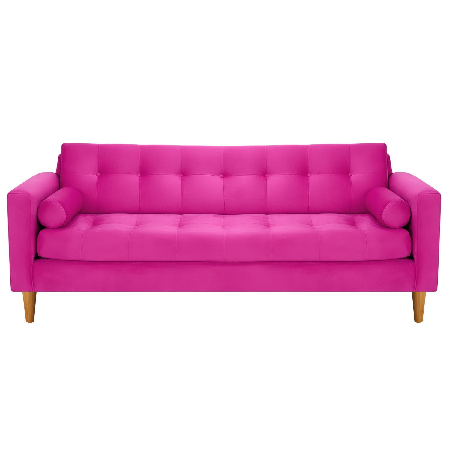 Bodevir - Sofa Retro 3cg Felpa 04 Fucsia