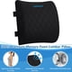 thumbnail image 2 of Almohada de apoyo lumbar LumbarPal para silla de oficina y coche, color negro, 2 of 3