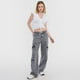 thumbnail image 4 of Polera Mujer Manga Corta Recogido Blanco Corona, 4 of 5