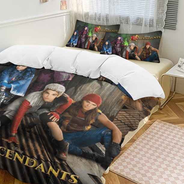 Descendants Descendants 3-Piece Bedding Set Soft Warm And Comfortable Soft Bed Set for Bedroom