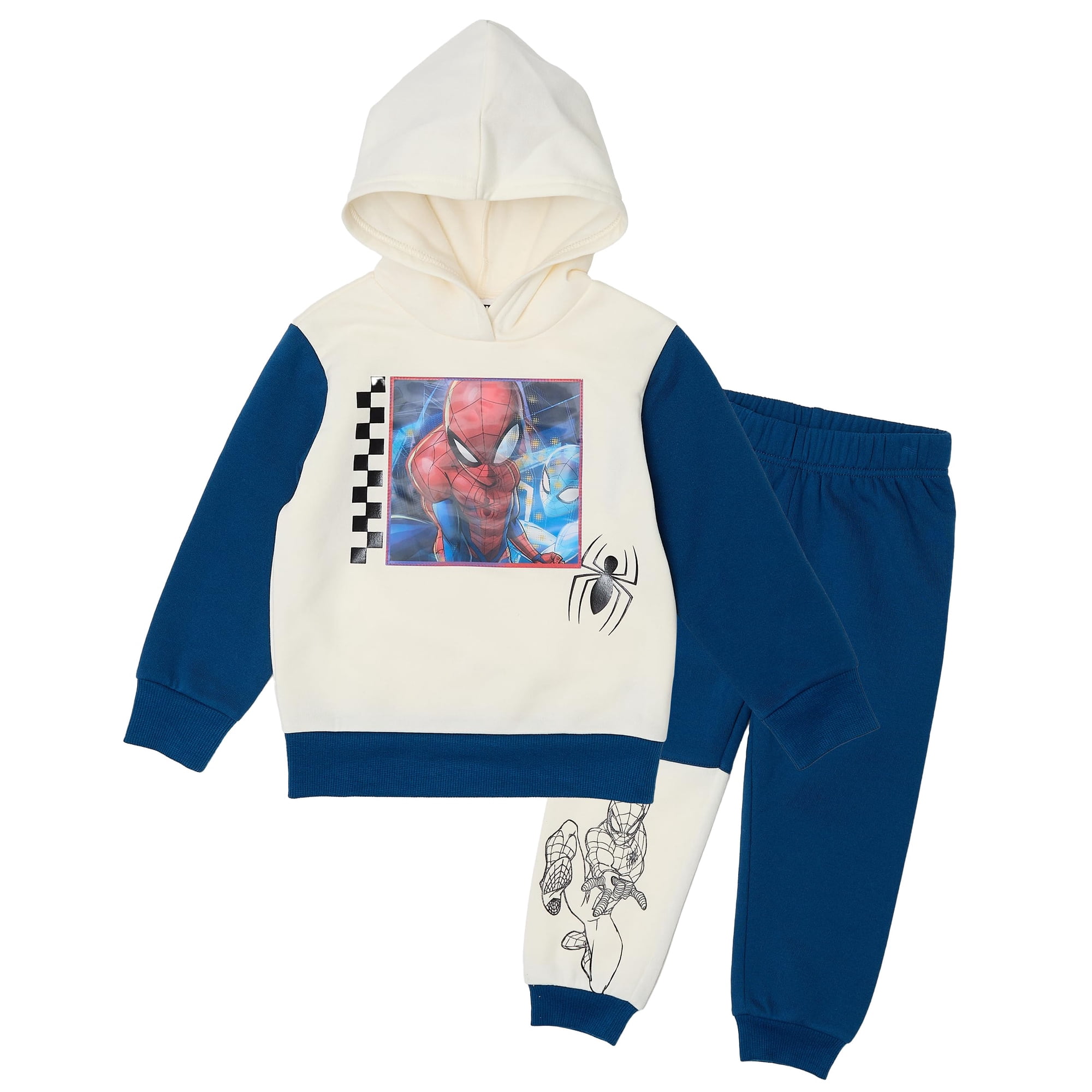 Conjunto De Sudadera Con Capucha Y Pantalones Disney Marvel Spider-man 2t Para Niños