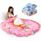 thumbnail image 1 of Manta Zulay Donut Novelty Big Donut de franela, 200 x 200 cm, color rosa, 1 of 9