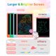 thumbnail image 3 of Tableta de escritura LCD FLUESTON Doodle Board de 10 pulgadas, rosa, 3 of 7