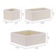 thumbnail image 4 of REGALWOVEN Cubo de Almacenamiento, Cesta de Almacenamiento para Estantes, 1 Paquete Cesta de Almacenamiento Plegable para Organizar Ropa Libros Beige, 4 of 7