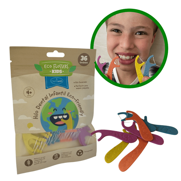 Hilo Dental Infantil Ecologico 36 Uds La Prepie