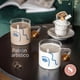 thumbnail image 3 of Set 2 Tazas para Café Diseño Arte 270ml, 3 of 8
