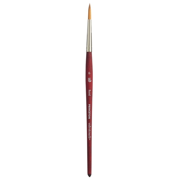 Pincel de pintura Princeton Velvetouch Series 3950 #6