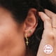 thumbnail image 3 of Aretes HESHPAWS S925 Sterling Silver Cross Diamantados Plata, 3 of 3