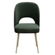 thumbnail image 2 of Silla TOV Furniture Swell tapizada en terciopelo con patas doradas, 2 of 9