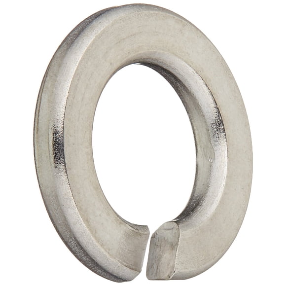 Lavadora Hillman 830670 de acero inoxidable con cierre dividido de 9,5 mm, paquete de 100