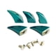 thumbnail image 3 of 5 Piezas En Forma De Cuerno Remaches De Tornillo Remaches Espigas Para Cuero Artesanía Verde, 3 of 3