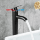 thumbnail image 3 of Mezcladora Llave Para Fregadero Lavabo Baño + 2 Mangueras Negro, 3 of 3