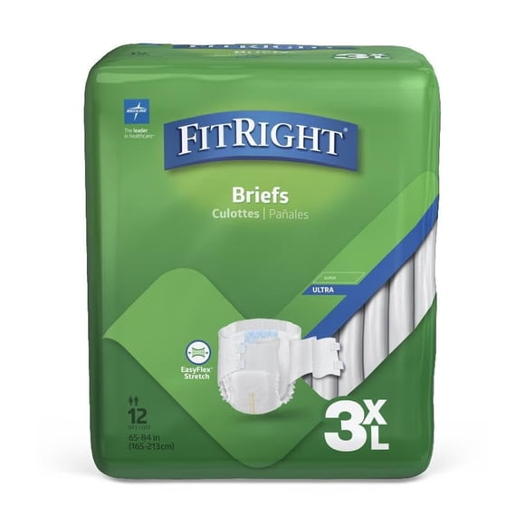 Pañales Para Adultos Ultra Absorbency 3xl (65 84 Cm) X12