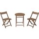 thumbnail image 1 of Set Juego de Terraza Balcón Madera Plegable, 1 of 2