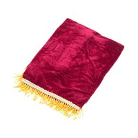 Magideal - Cubierta De Teclado 61 Teclas Soporte De Música Cubierta De Polvo Ajustable Con Borlas Decorativas Lavable 97 Cm Estuche De Almacenamiento De Rojo