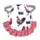 thumbnail image 3 of Chaleco De Delantal De Gallina Chaqueta De Silla De Montar De Pollo Ropa Para Aves De Corral Huevo De Pato Pollo, 3 of 5