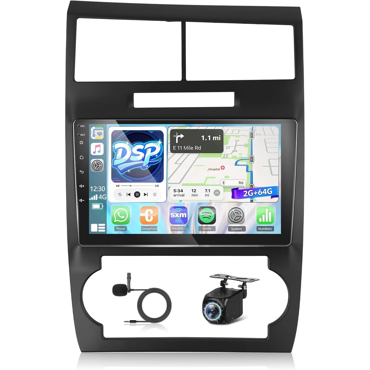 Genérico - Radio Android 9" 2gb/64gb Para Dodge Charger Y Magnum 2005-2007