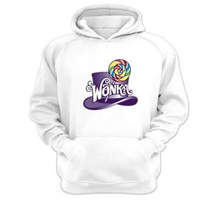 Genérico - Polerón Canguro Wonka Blanco Talla Xs Unisex