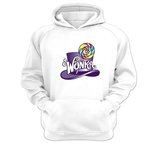 Polerón Canguro Wonka Blanco Talla M Unisex