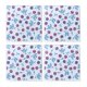 thumbnail image 2 of Juego de posavasos de cristal American Atelier Bing Cherries, 4 x 4 x 4, 2 of 6