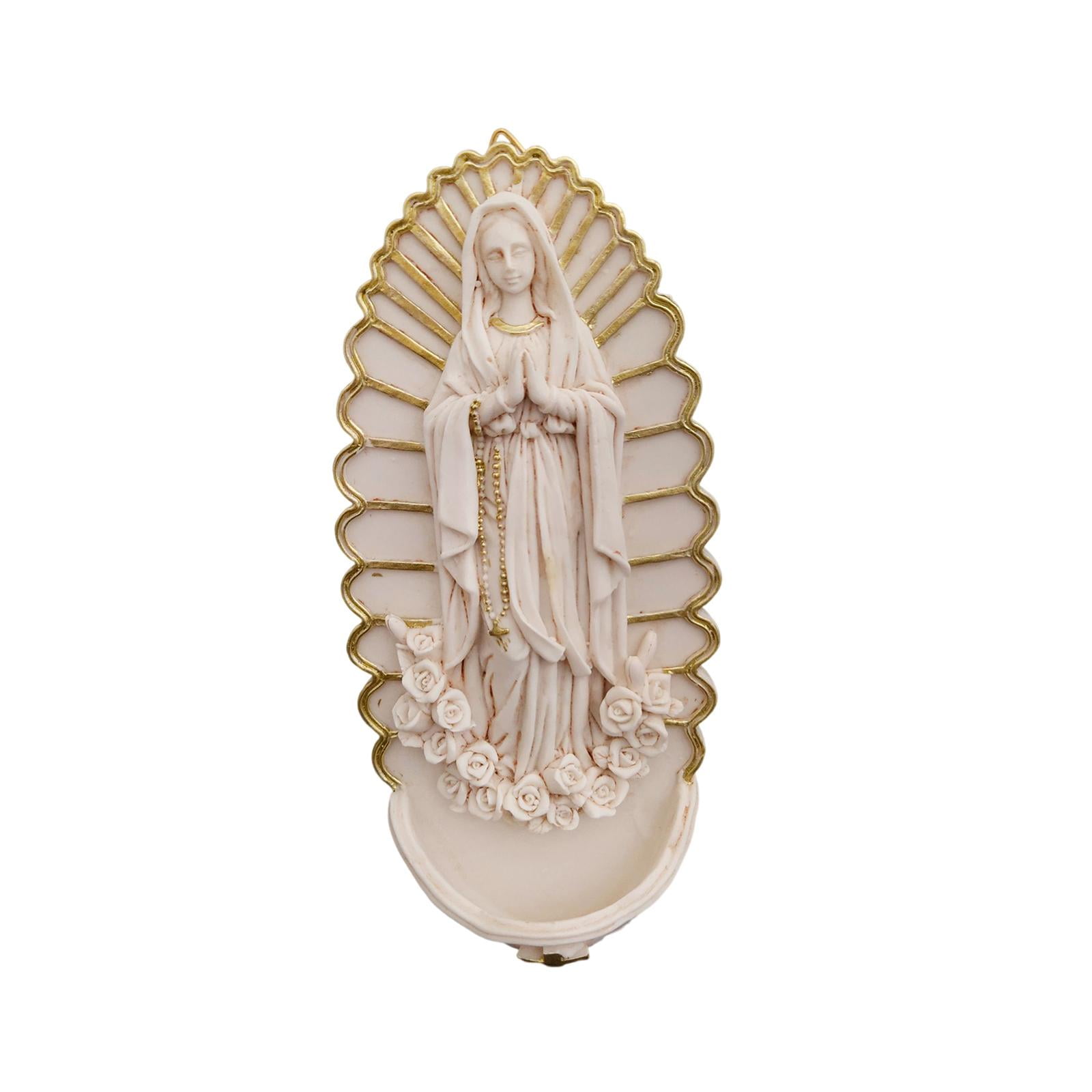 Bothyi - Estatua Colgante De La Virgen María, Artesanía, Estatua Religiosa Para Mesa, Oficina, Hogar