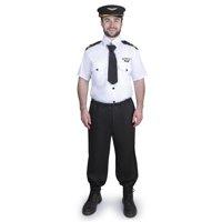 Disfraz De Piloto Dress Up America Para Hombre, Halloween, Talla Pequeña