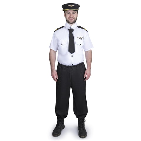 Disfraz De Piloto Dress Up America Para Hombre, Halloween, Talla Pequeña
