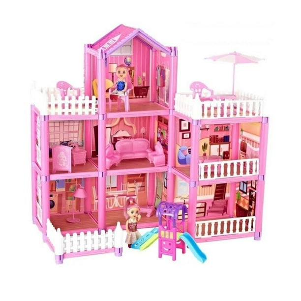 Casa Barbie Castillo Armable 162 Pcs Juguete Armable Infantil
