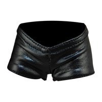 Magideal - Pantalones Cortos De Muñeca Femenina A Escala 1/6, Pantalones Cortos Informales De Piel Sintética Para Figura De Acción De 12 Pulgadas, Accesorio De