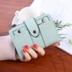 thumbnail image 3 of Cartera pequeña de piel suave para mujer con bloqueo RFID y tarjetero., 3 of 5
