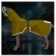 thumbnail image 2 of Large Dog Raincoat | Guarda del vientre, agujero del arnés, se adapta a las excursiones por la mañana, impermeable, correas reflectantes (XL, amarillo), 2 of 3