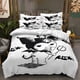 thumbnail image 1 of Kawaii My Melody Kuromi Bedding Set Cartoon Sanrio Cinnamoroll Duvet Cover Children's Gifts Decoration Bedding Set Bed Sheets, 1 of 5