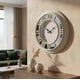 thumbnail image 2 of Reloj De Pared Números Romanos Espejado Blanco invierno 51 cm diametro, 2 of 5