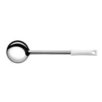 Di Solle - Cucharon Acero Inox 65 Ml Mango Blanco Durafio