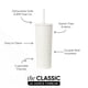 thumbnail image 2 of Vaso Simple Modern Classic de 710 ml con tapa de pajita de acero inoxidable, 2 of 6