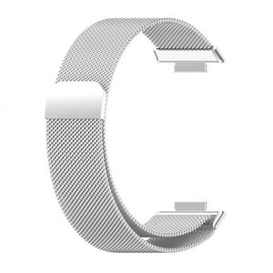 Genérico - Correa Magnetica Compatible Con Huawei Watch Fit 2 Plata