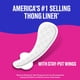thumbnail image 3 of Tanga Carefree Panty Liners, sin envolver, sin perfume, 196 unidades, 3 of 8