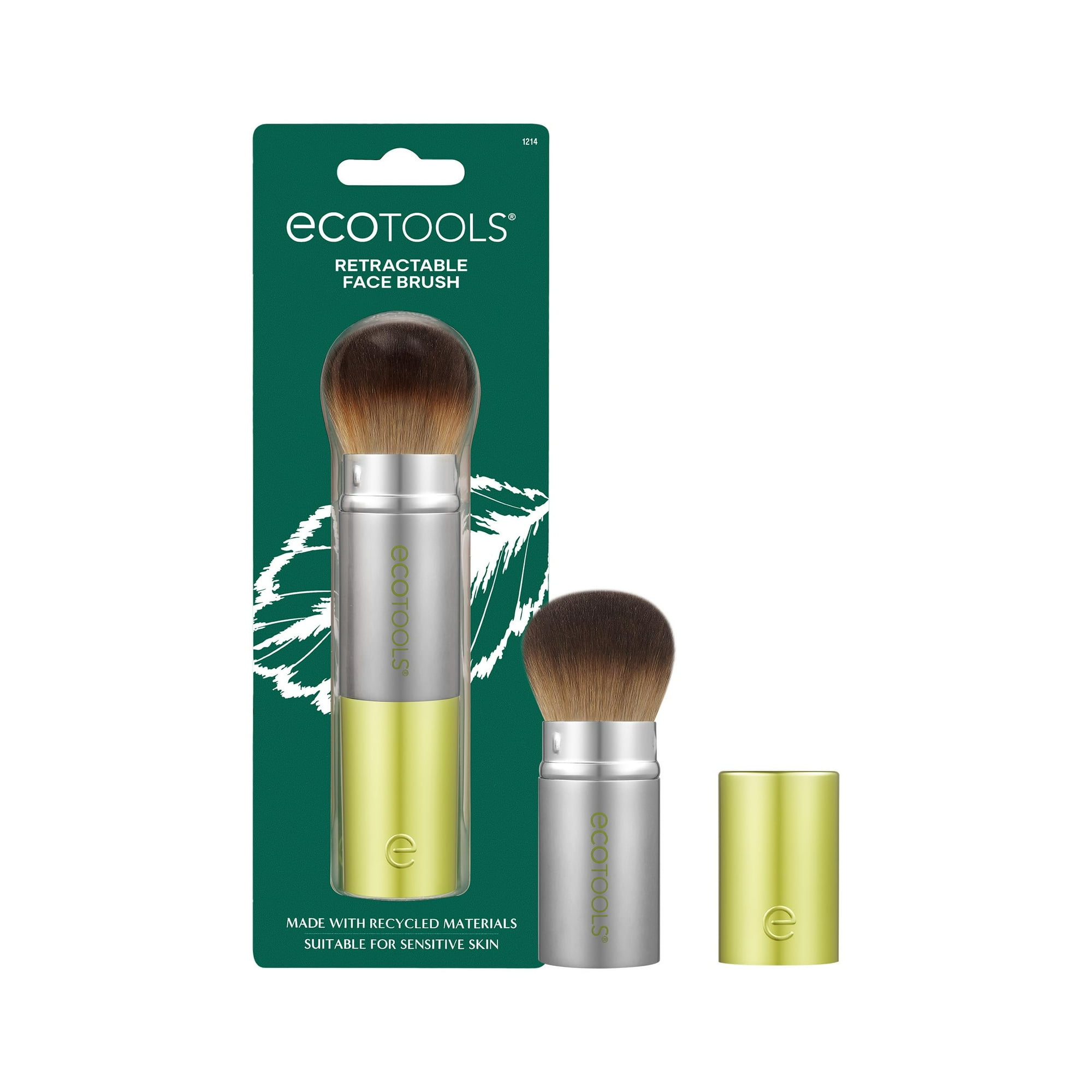 Brocha De Maquillaje Ecotools Retráctil Kabuki Face, 1 Unidad