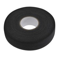 Ioensy - Cinta De Tela De Hockey Sobre Hielo De 2,5 Cm X 25 M, Cubierta Protectora Antideslizante Transpirable Negra