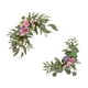 thumbnail image 3 of 2 Piezas De Arco De Boda Artificial Flores Hojas Verdes Ceremonia Floral Corona Violeta, 3 of 3