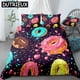 thumbnail image 1 of Donuts Duvet Cover Set Pink Chocolate Lemon Blue Mint Donuts Bedding Kids Boys Girls Food Quilt Cover Bed Set Dropship, 1 of 5