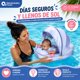 thumbnail image 3 of Flotador de Pecho para Bebé con Sombrilla y Reposacabezas No Inflable Mambobaby Azul, 3 of 5