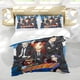 thumbnail image 5 of Renacida Conjunto de sábanas temático, trío de piezas, cómodo y amigable con la piel, diseño único, regalo de decoración para el hogar para familiares, amigos y fans, 90 cm * 190 cm, 5 of 6