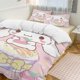 thumbnail image 1 of Cinnamoroll Quilt Set Thicken Soft 3 Pieces Bedding Set All Season Duvet Cove with 2 Pillowcases for Adult Women Girls Teens Home Room Decor, 1 of 5
