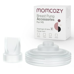 Momcozy Accesorios De Repuesto Para Extractor De Leche M5, Una Válvula De Pico De Pato Y Un Diafragma De Silicona