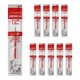 thumbnail image 1 of Recambios para bolígrafo Mitsubishi Jetstream SXR10 1.0 mm Rojo 10 unidades, 1 of 1
