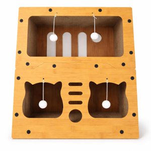 Genérico - Rascadores De Carton 3 Pisos Tipo Casa Antiestrés Para Gato