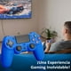 thumbnail image 4 of Mando inalámbrico compatible con PS4/Slim/Pro y PC, joystick para juegos remotos, azul, 4 of 5