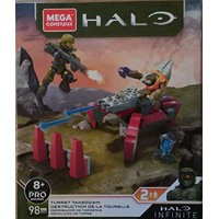 Mega Construx Halo Infinite Turret Takedown 2 Figuras Pro Builder 98 Piezas